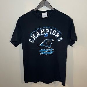 VINTAGE Carolina Panthers | 2003 NFC Championship | Black T-Shirt | Size M